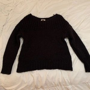 women’s black sweater